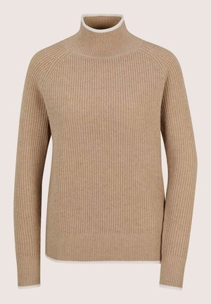 MADELEINE, Jumper - caramel   melange   off-white