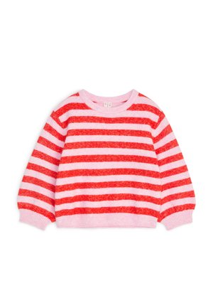 ARKET, ARKET INTARSIA KNIT JUMPER - Pullover - pink red