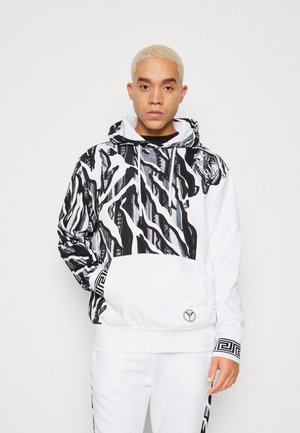 UNISEX - Hoodie - white/black