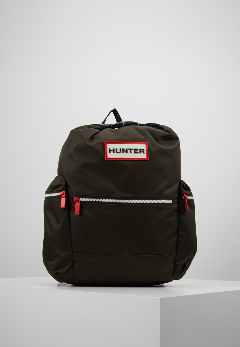 Hunter ORIGINAL ORIGINAL TOPCLIP BACKPACK UNISEX - Nahrbtnik - dark olive