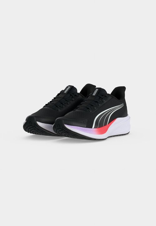 PUMA DASHER LITE SLIPTECH JR UNISEX - Road running shoes - black/silver-coloured/light lavender/ultra red/white — foto 3