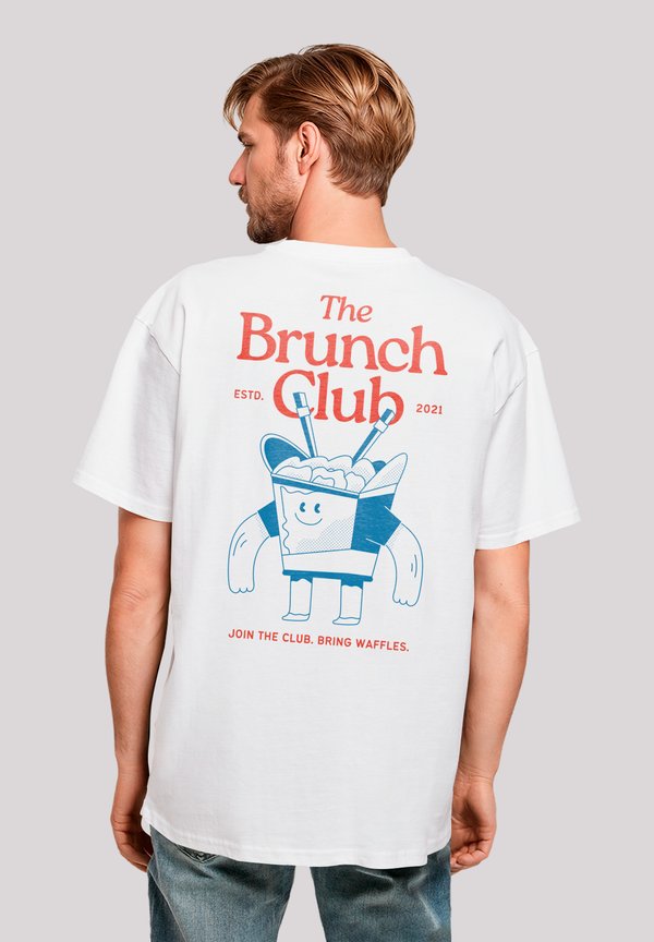 THE BRUNCH CLUB - T-Shirt print - weiß