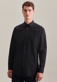 Seidensticker REGULAR FIT - Camicia elegante - black