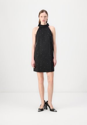RHINESTONE EMBELLISHED MIA DRESS - Cocktail dress / Party dress - black