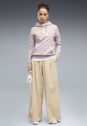 Puma, ESS METALLIC HOODIE FL - Φούτερ με κουκούλα - misty pink-metallic gold