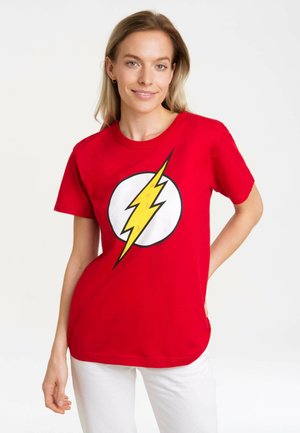 FLASH LOGO - Print T-shirt - rot