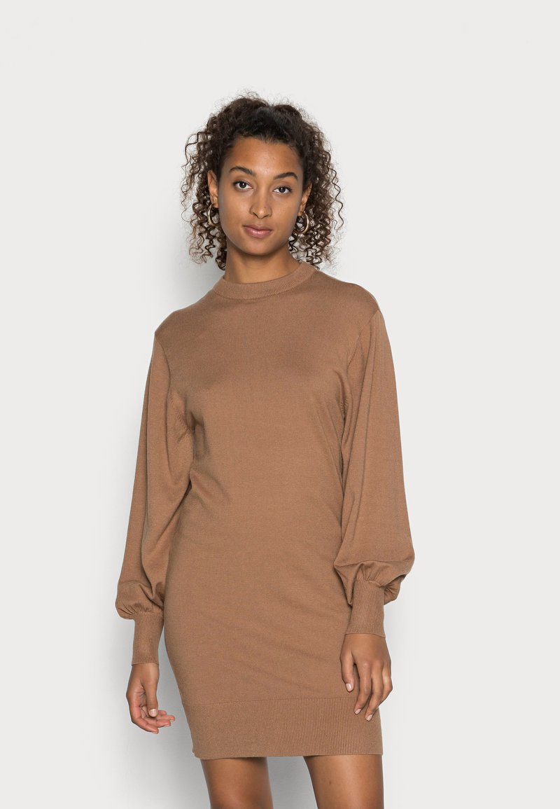 ONLY ONLLABELLE LIFE - Vestido de malha - toasted coconut