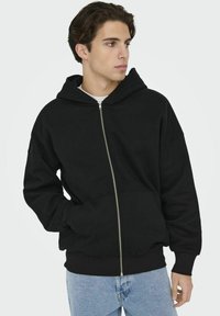 Only & Sons Sweater met rits - black