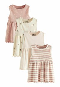 Next 4 PACK - REGULAR FIT - Pletené šaty - pink