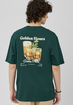 IMPRIMÉ DEVANT/DOS - T-shirt imprimé - vert