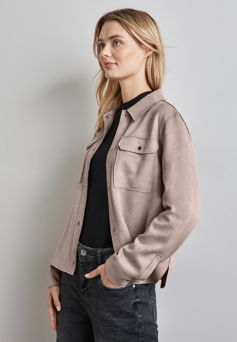 Chaqueta De Mujer Street One A212184 - Estilo Casual, Manga Larga, Bolsillos Con Cremallera, Solapa Con Cierre
