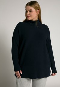 Ulla Popken Stickad tröja - dark blue