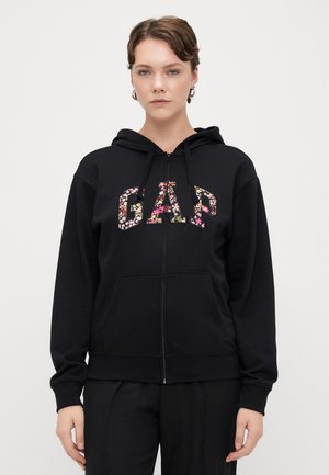 HERITAGE  - Felpa con zip - black