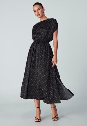 CAROL MIDI - Kasdienė suknelė - black base dot