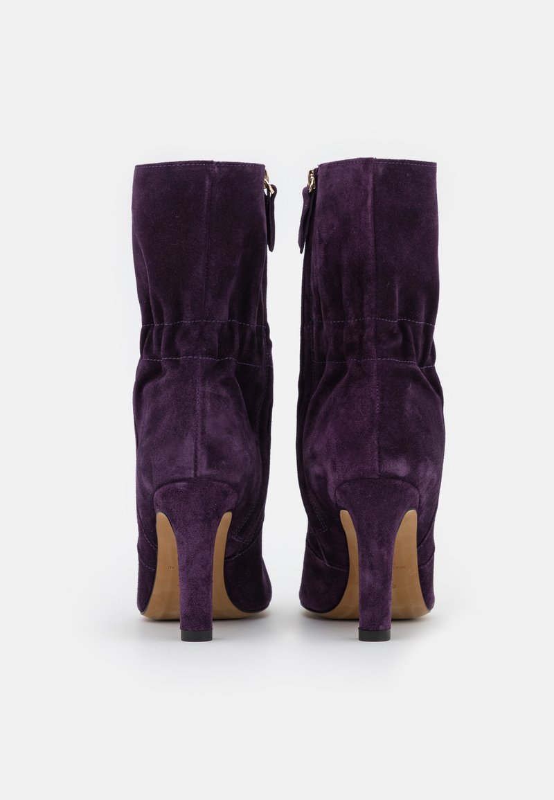 Escarpins San Marina Cuir Violet Prune – Talons Origineaux – Taille 38 – Très Bon état