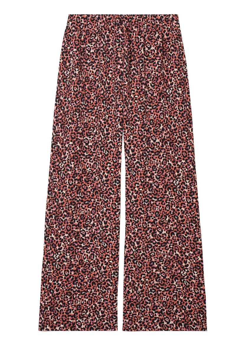 Cache Cache FLIESSENDE - Pantalon classique - rouge/multicolore ...