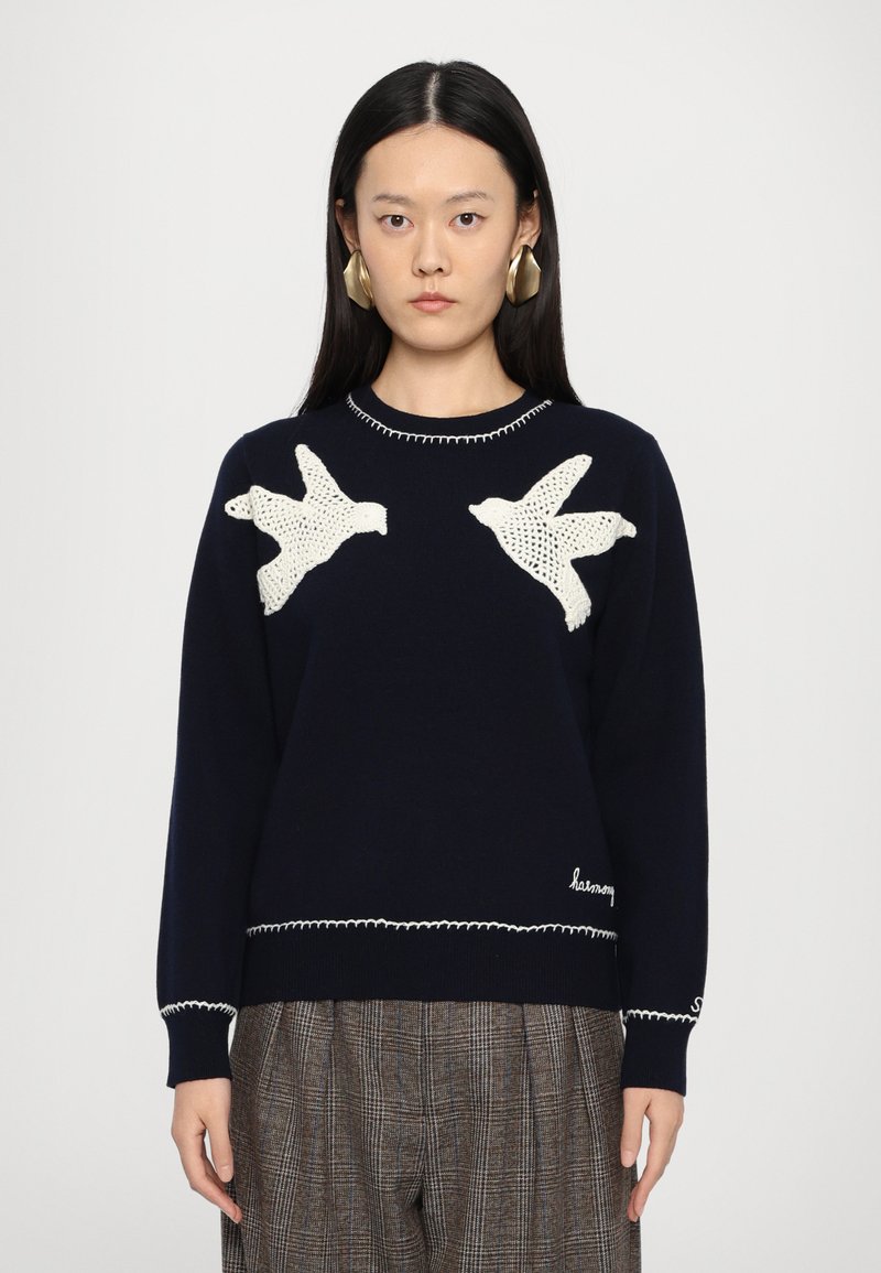 Sea SALLY CROCHET - Neule - navy