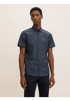 Camicia - navy design on navy structure