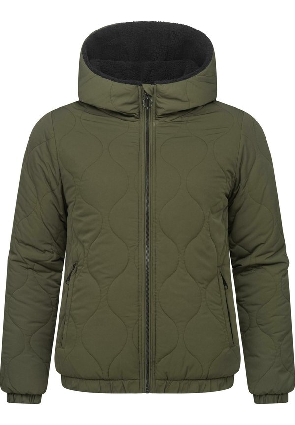 Winterjacke - dark olive