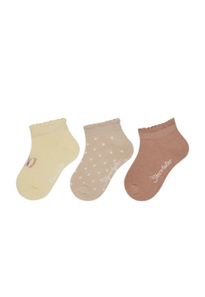 3ER-PACK SCHMETTERLING - Socken - hellorange