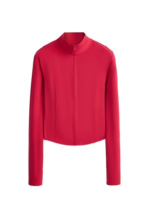 OYSHO, SHORT LIGHT TOUCH TECHNICAL JACKET - Sportovní bunda - red