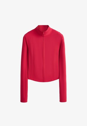 OYSHO, SHORT LIGHT TOUCH TECHNICAL JACKET - Sportovní bunda - red