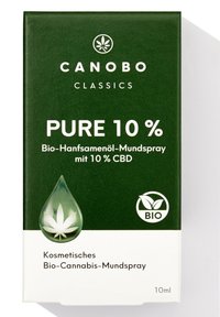 Canobo MUNDPFLEGE PURE CBD 10% CANNABIS MUNDSPRAY - Body oil & shimmers - braun