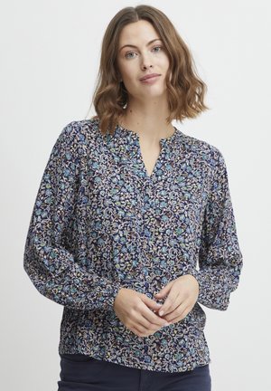 FRSILJA BL - Blouse - holly green aop a