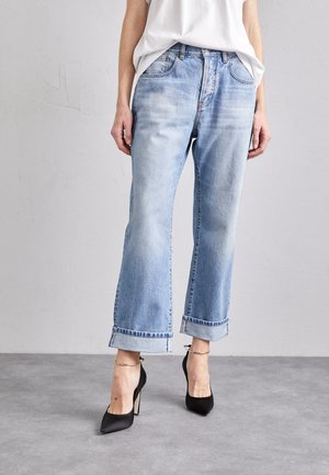 Straight leg -farkut - mid-blue wash