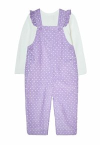 JoJo Maman Bébé FRILL  SET - REGULAR FIT - Traksipüksid - lilac