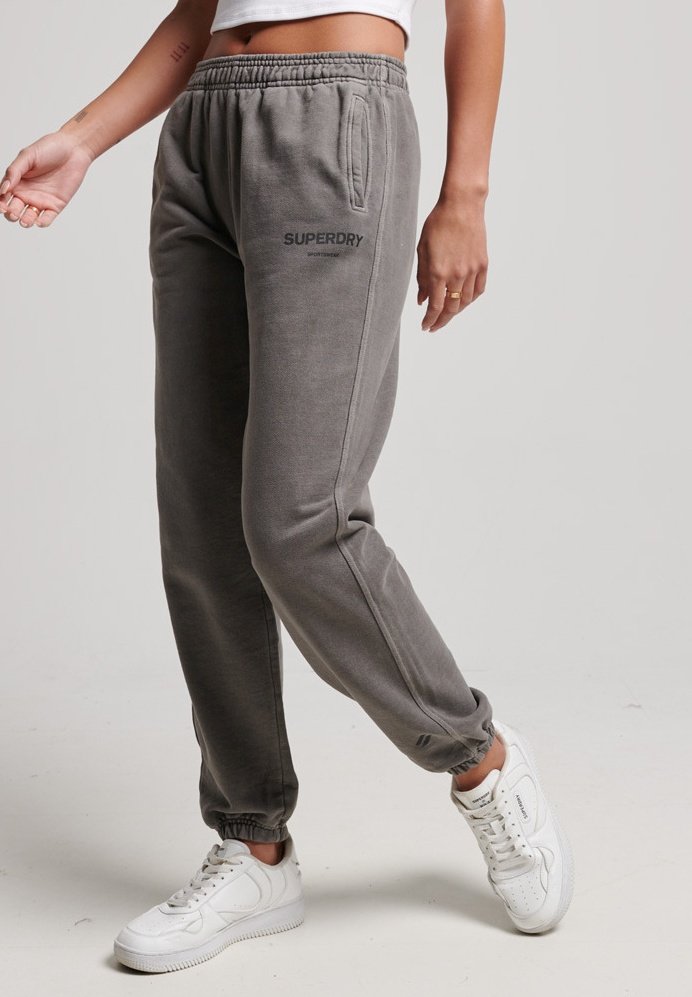 Superdry CORE SPORTS Tracksuit bottoms grey quartz/grey Zalando.co.uk