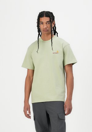 AMERICAN SCRIPT - Basic T-shirt - pale olive