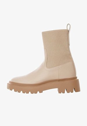 Mango, Boots à talons - beige