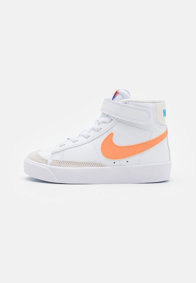 Nike Sportswear BLAZER MID 77  - Ψηλά αθλητικά παπούτσια - white/total orange/photo blue/phantom
