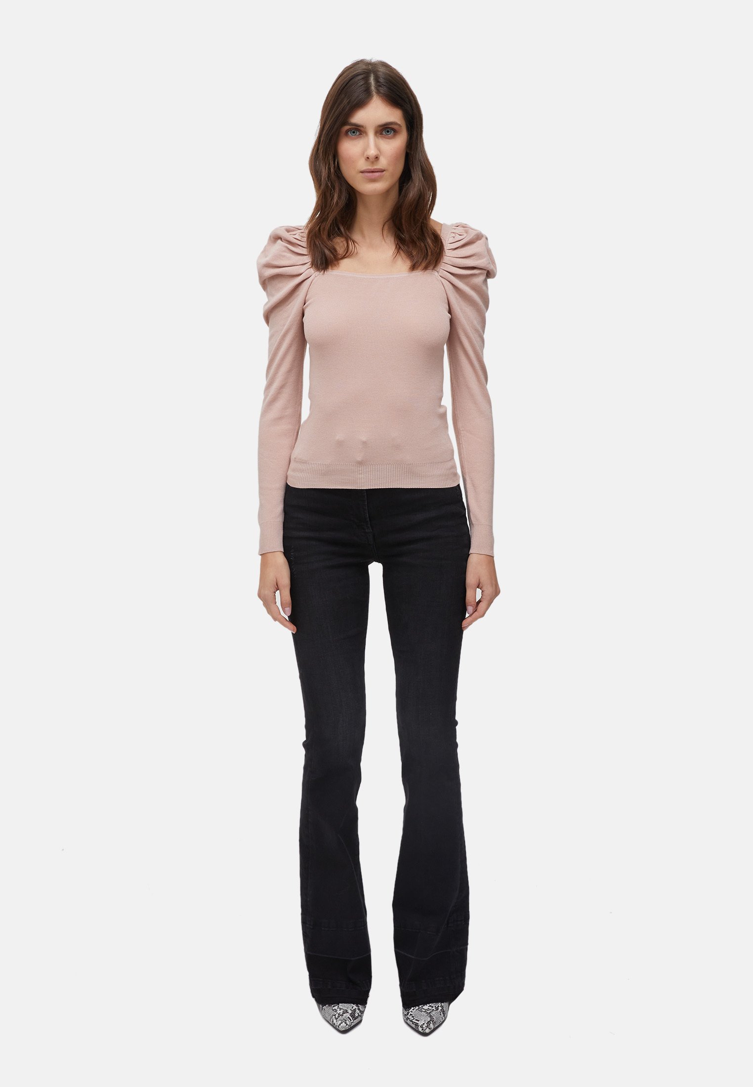 Motivi MAGLIA IN CON MANICHE A SBUFFO - Maglione - rosa/rose gold -  Zalando.it