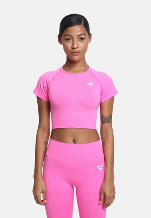 TOUGHER SEAMLESS SPORT - Športne majice - pink