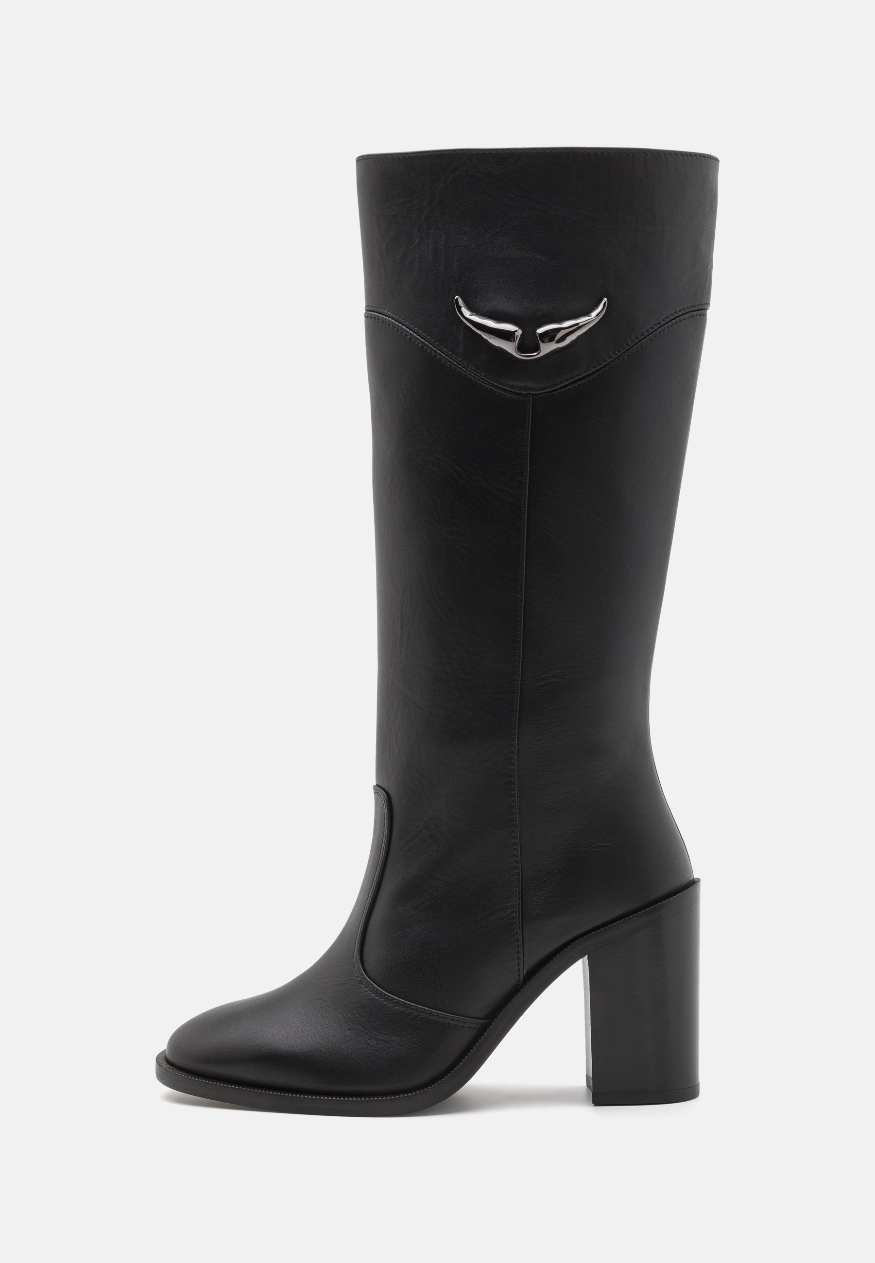 Bottes Zadig & Voltaire Taille 38 Noir Cuir - Boucles Interchangeables, Occasion