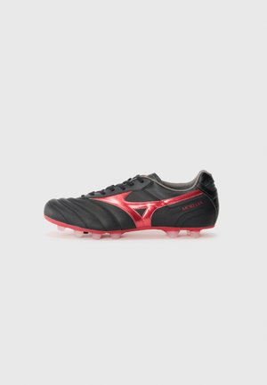 MORELIA II ELITE - Fußballschuhe für festen Untergrund - black/morelia 40th red/black sand