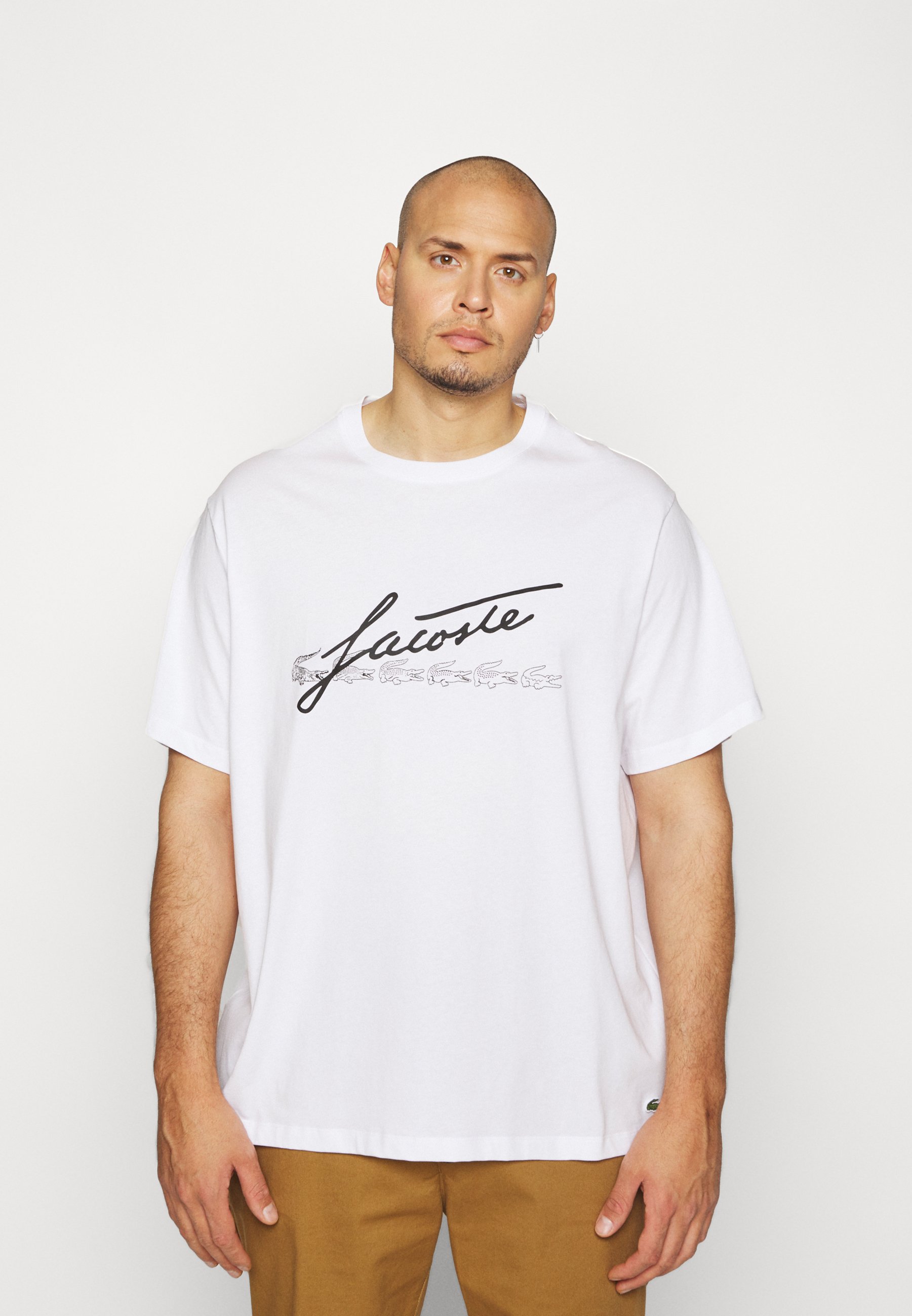 Lacoste PLUS - Print T-shirt - white 