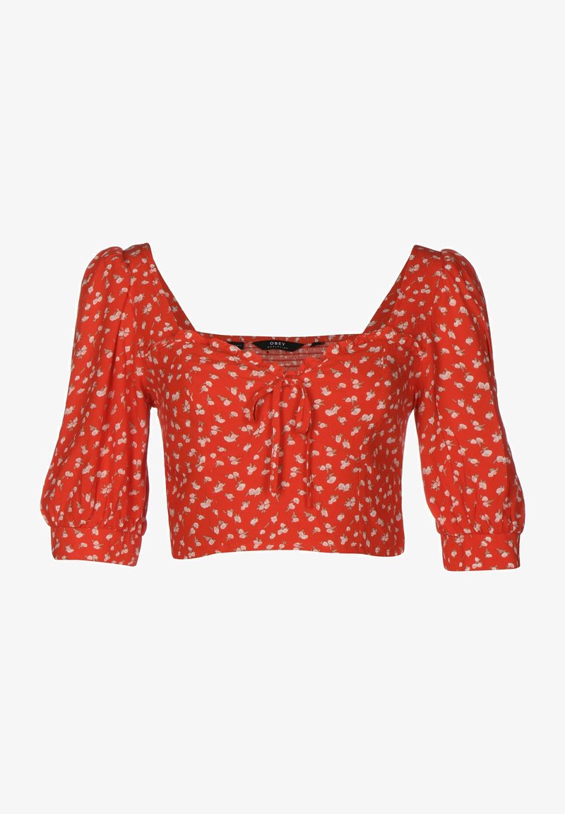 Obey Clothing Blouse - red