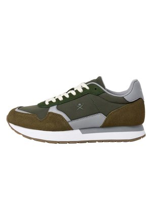 Hackett London, HACKETT LONDON TRAINERS VECTOR DEVICE - Baskets basses - khaki green