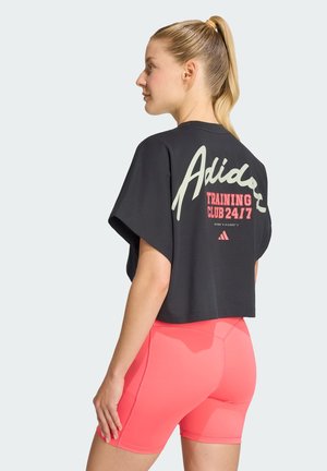 adidas Performance, PRIMELIFT WORKOUT GRAPHICS T-SHIRT - Спортна тениска - black