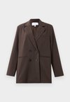 YASLIKKA OVERSIZED  - Blejzer - chocolate brown