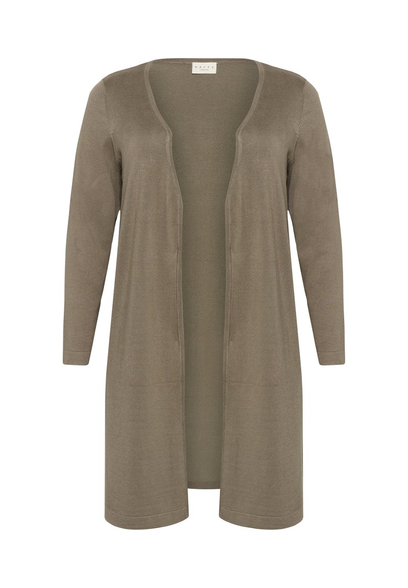 Kaffe Curve Vest donkerbruin