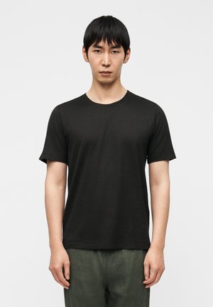 SHORT SLEEVE MEN SHIRT - Basic póló - black soli