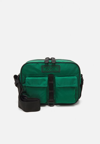 MOSCHINO BORSA TRACOLLA UNISEX - Plecu soma - fantasia verde