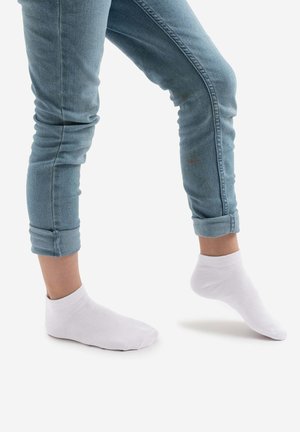 OCCULTO, 10 PACK MUSTER SNEAKER SOCKEN - Socks - weiß rot