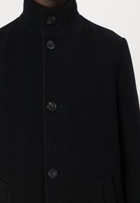Tommy Hilfiger STAND COLLAR MIX COAT - Klasičan kaput - black