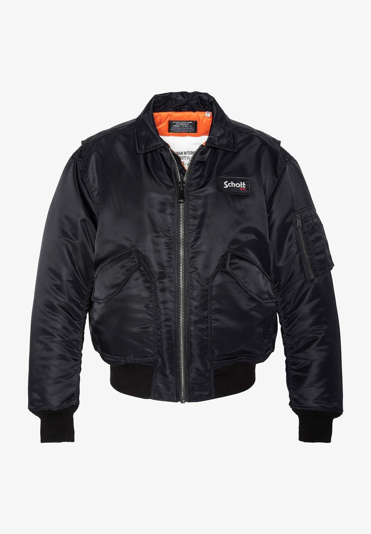 Leather Bomber Jacket Blouson Bomber Schott Schott BLOUSON PILOTE