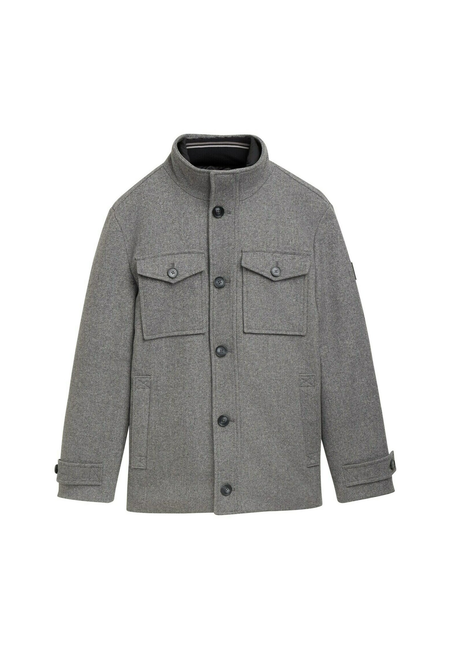 TOM TAILOR 2-IN-1 - Outdoor jacket - steel grey wool twill/grey